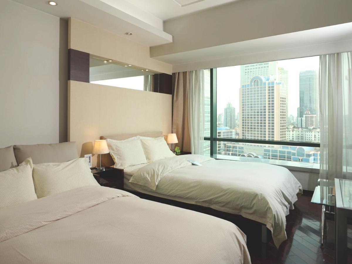 Shanghai Cosmo World Union Service Apartment Exteriör bild