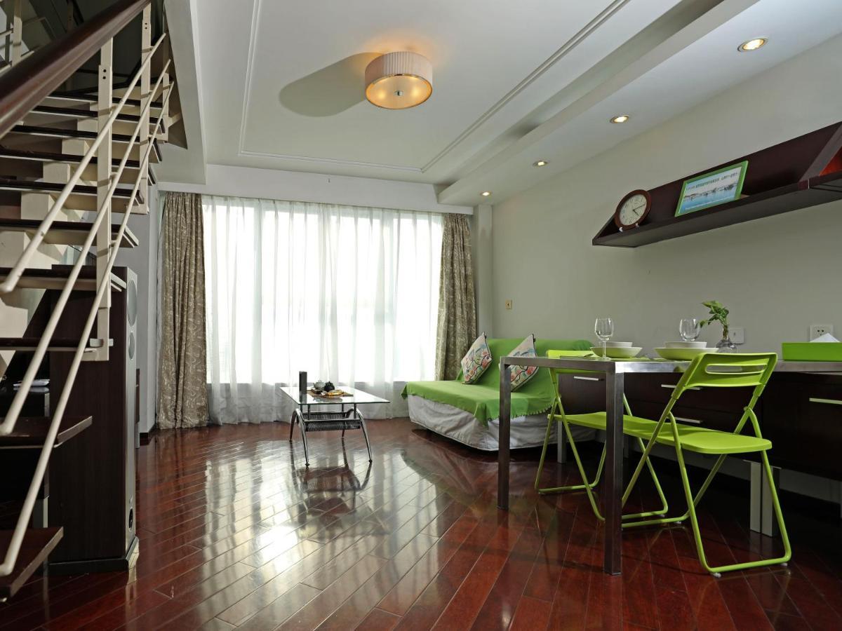 Shanghai Cosmo World Union Service Apartment Exteriör bild